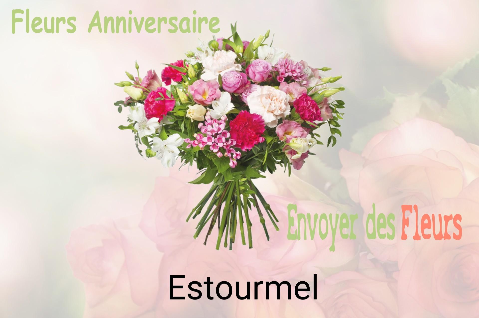 Bouquet de fleurs d’anniversaire livré à Estourmel